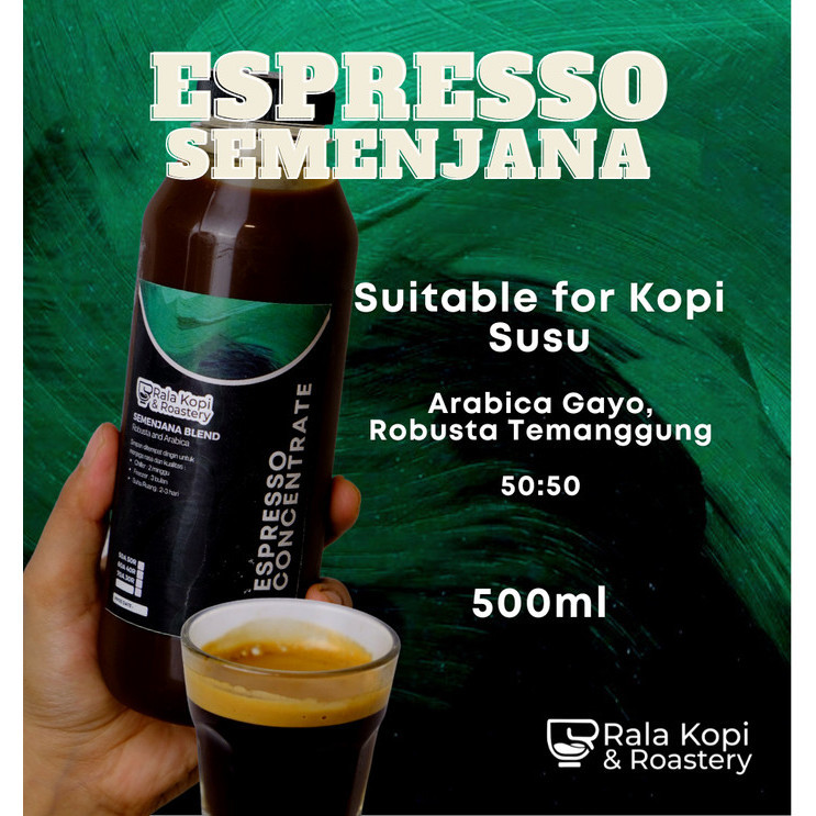 

Ready Espresso Cair / Konsentrat kopi Coffee Concentrate 500 ml