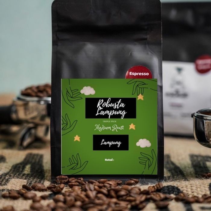 

Ready Biji kopi sangrai Robusta Lampung 1kg - Roasted beans