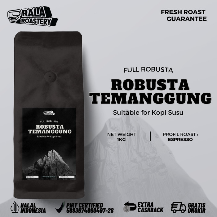 

Ready Full Robusta Kopi Susu 1 KG Biji Kopi Susu