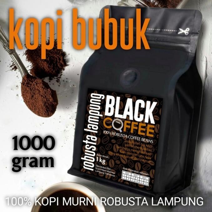 

Kopi Bubuk Lampung 1 Kg ~ Black Coffee Robusta Lampung GBM