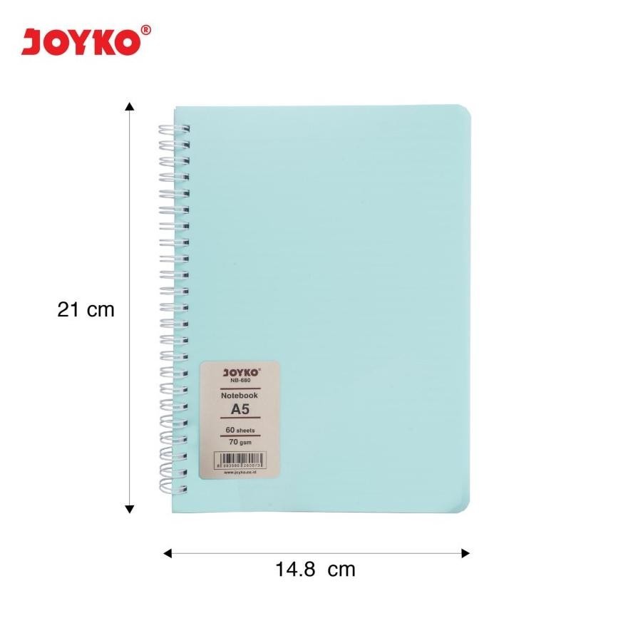 

RULED NOTEBOOK DIARY AGENDA BUKU CATATAN BERGARIS JOYKO NB-680 60 LEMBAR GRATIS ONGKIR