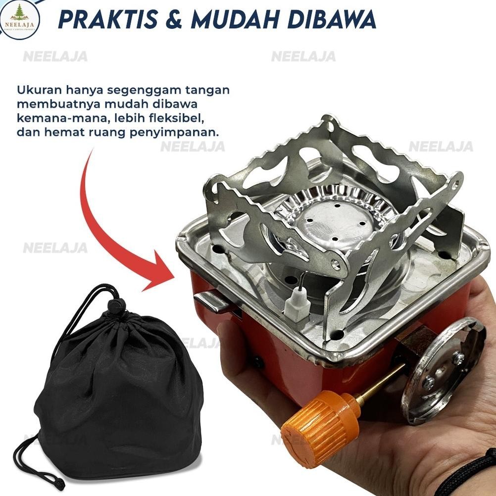 YUI Kompor Portable Mini Kompor Gas Untuk Camping TERLARIS