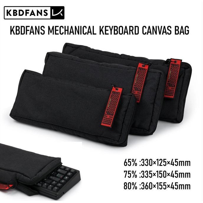 <BARU> KBDFANS MECHANICAL KEYBOARD CANVAS BAG - CARRYING CASE KEYBOARD