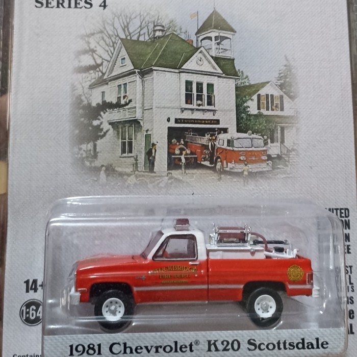 Ready GREENLIGHT 1981 CHEVROLET K20 SCOTTSDALE NORMAN ROCKWELL