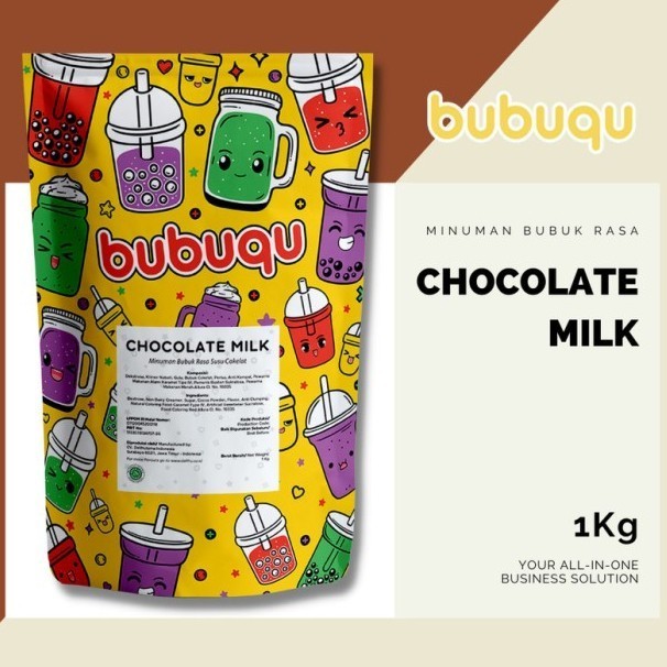 

Bubuqu Powder Drink Chocolate Lk - Bubuk Numan Cokelat Susu 1 Kg