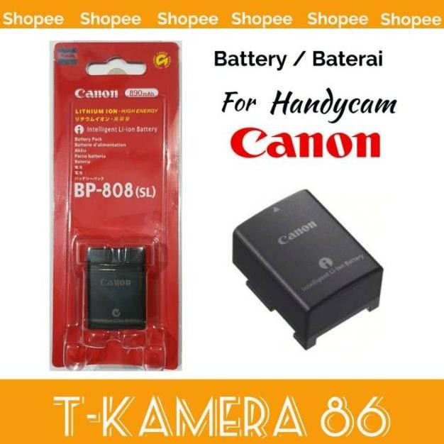 [BARU] Baterai Canon BP-808 Battery BP808 for CANON FS10 CANON FS11 CANON FS20 CANON FS21 CANON FS22