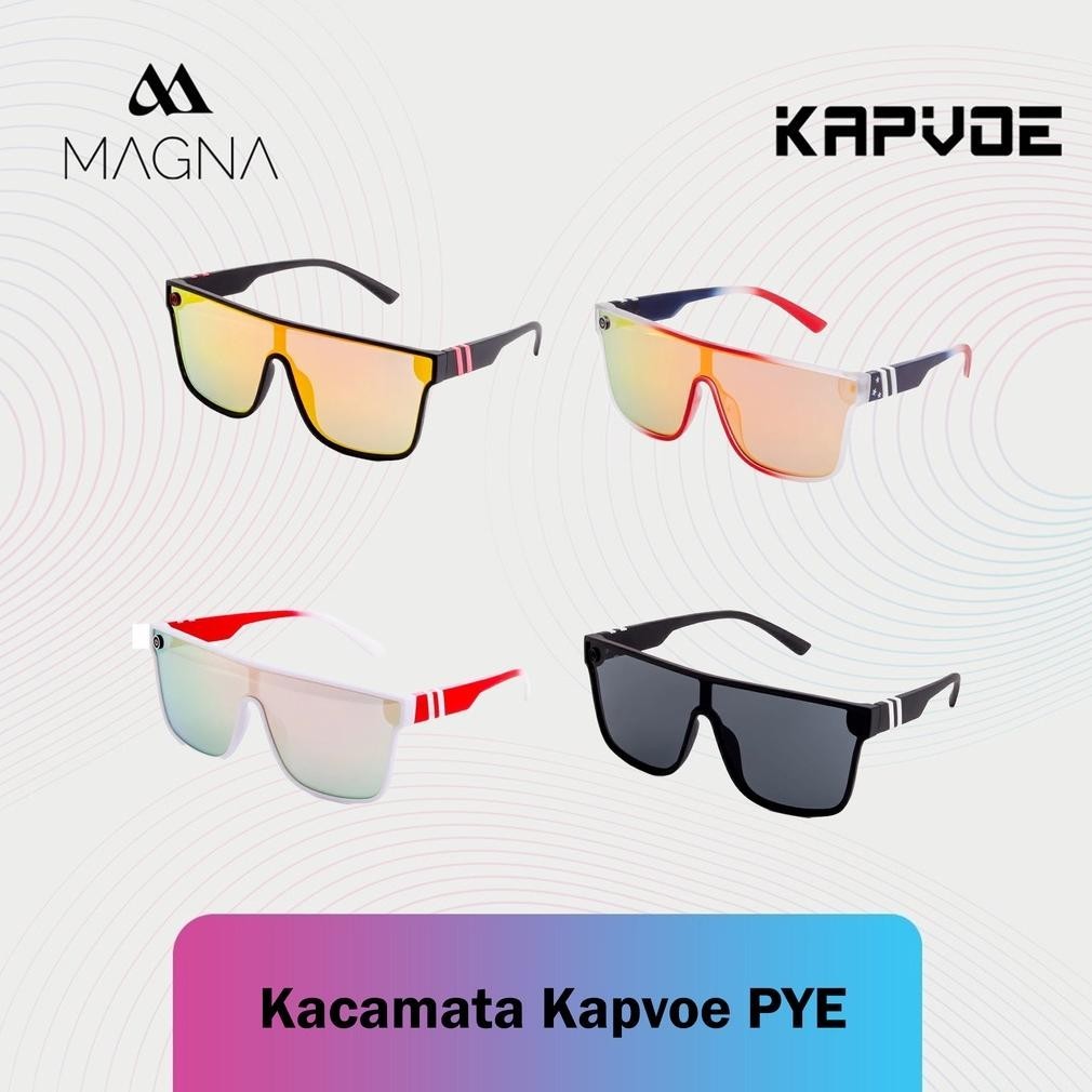 Kacamata Kapvoe Denver PYE Kaca Mata Casual Olahraga Gowes Lari Hiking Sunglasses Polarized Lens Spo
