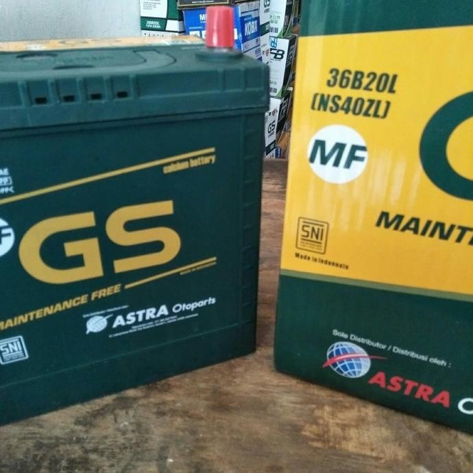 Aki/Accu Mobil Ns40Zl (35Ah) Gs Astra Mf