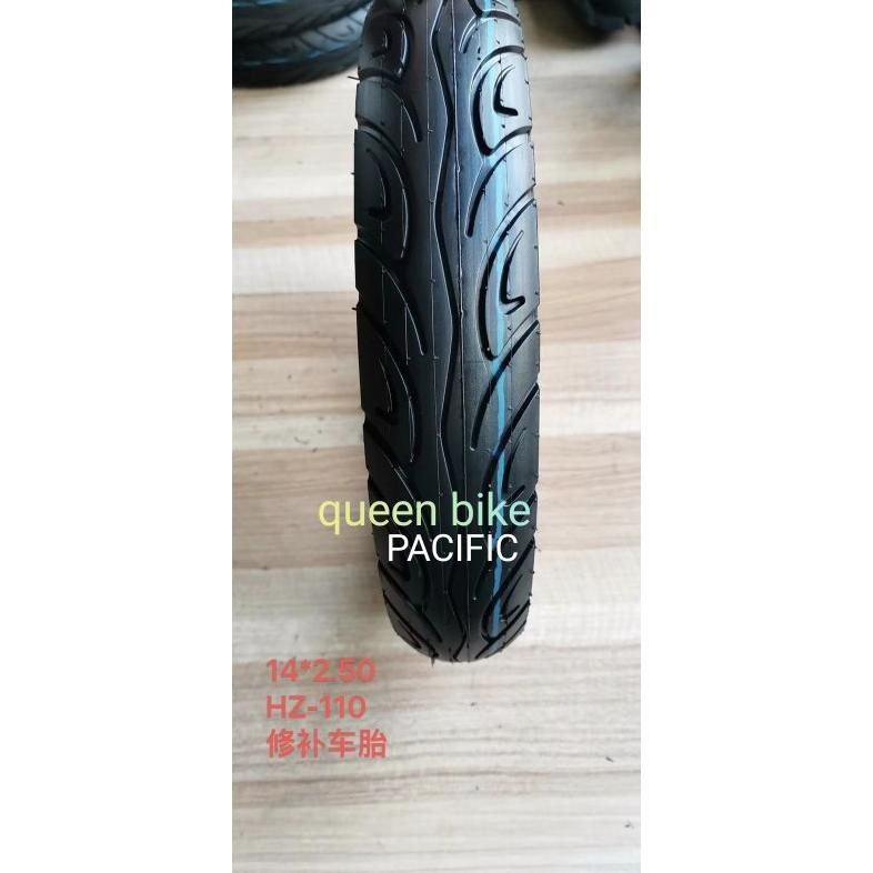 Ban Luar Sepeda Listrik E Bike E-Bike 14x250 / 14 x 2.50 Tubeles Tubles PACIFIC