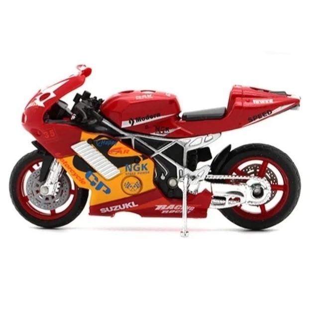 Cabre Mainan Diecast Motor Gp - Miniatur Motogp Motor Balap Gp