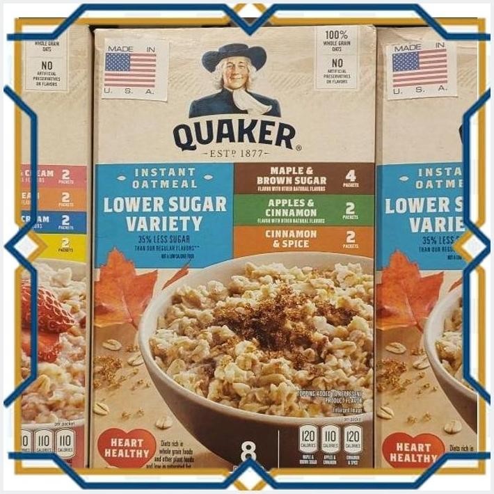 

[GDS] QUAKER INSTANT OATMEAL LOWER SUGAR VARIETY 266 GR