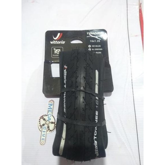 Premium Ban Luar Vittoria Townee 16 X 1.35 Sepeda Lipat 16X1.35 349 Kevlar