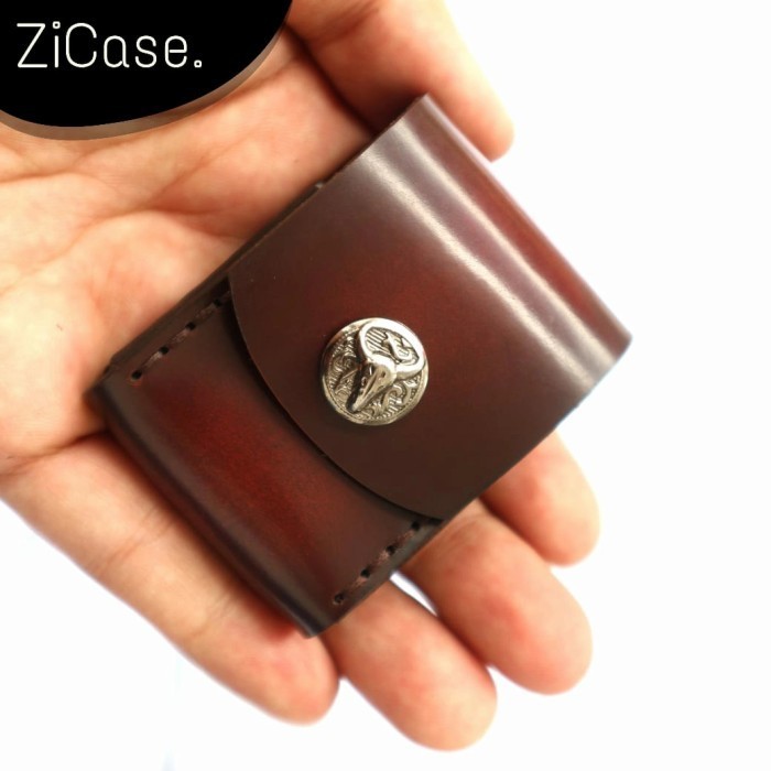 Zippo Case Leather Sarung Zippo Premium Kulit Asli