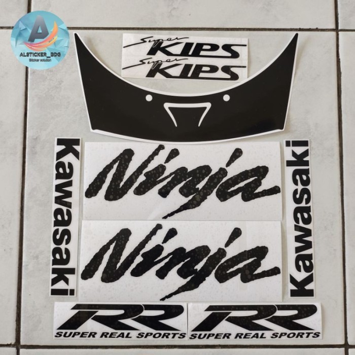 Striping Stiker Cutting Ninja Rr Old Gold