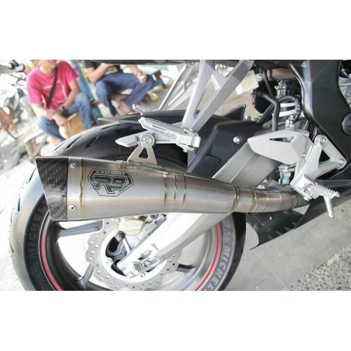 Knalpot R9 CBR 250RR type H2 Titanium