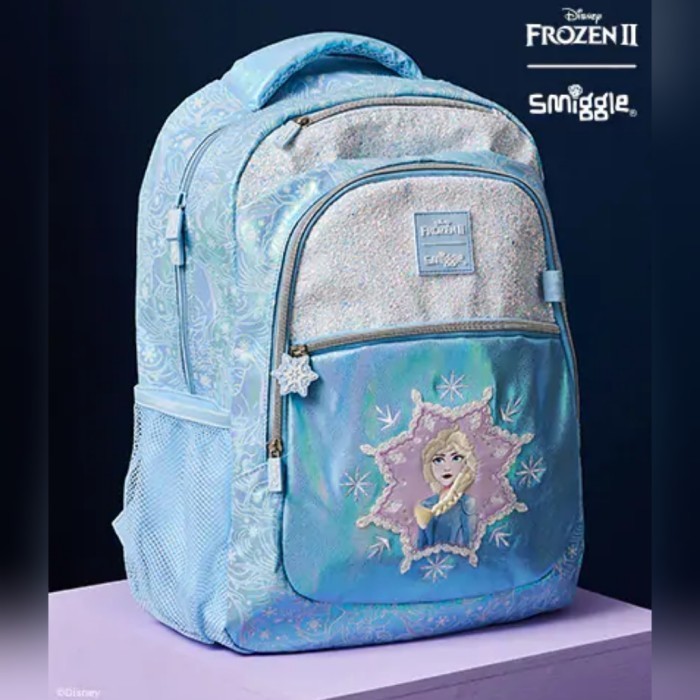 Neww Smiggle Disney Frozen 2 Backpack Elsa Original - Tas Ransel Frozen II