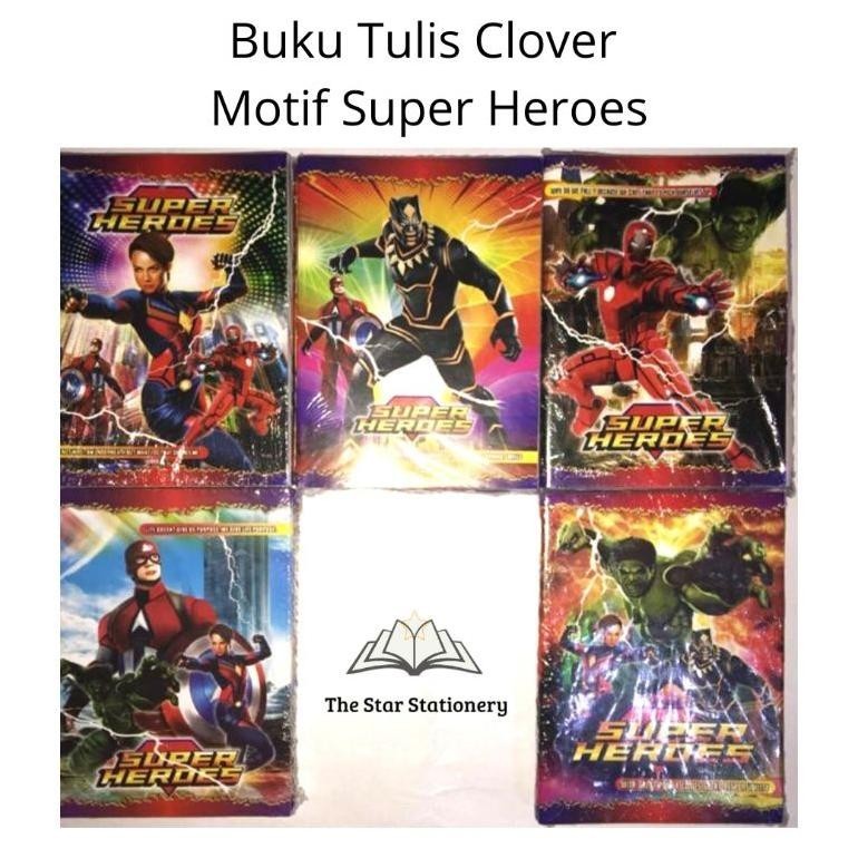 

(1 PACK ISI 10 PCS) BUKU TULIS CLOVER 58 LEMBAR / BUKU TULIS MURAH 58 LEMBAR KERTAS TIPIS 45 GRAM UKURAN 20 X 15 COD