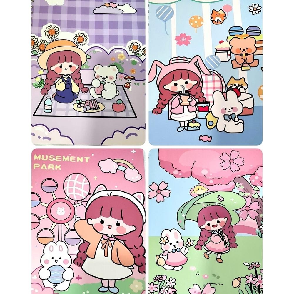

BUKU SPIRAL DIARY A5 CUTE GIRL BISA COD