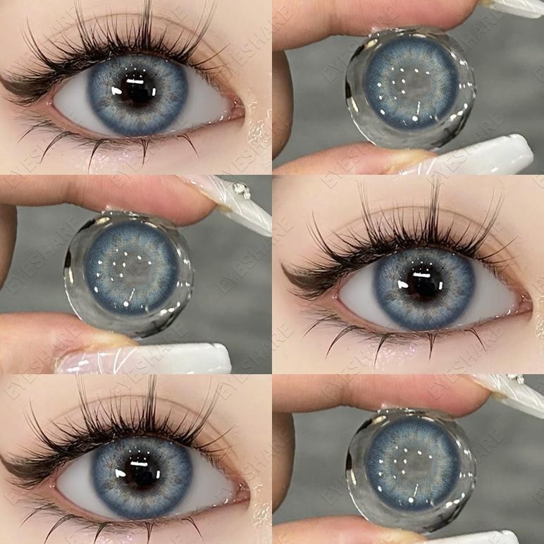 GV23 Exoticon Soflen Model Terbaru 2024 COD Fashion Softlens Murah Lensa Kontak Warna Alami Lensa Ko