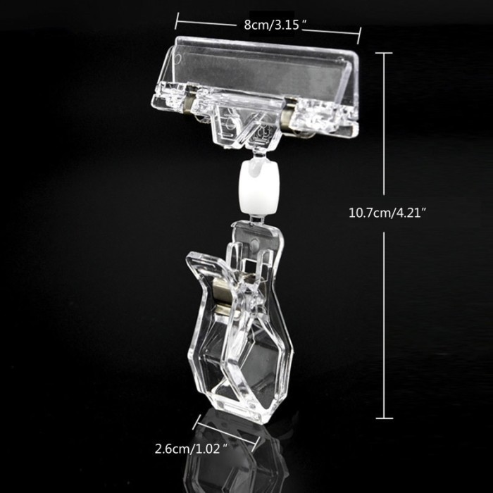 

5 Pcs Jepitan Harga Kristal Penjepit Harga Price Tag Jepit Harga K01