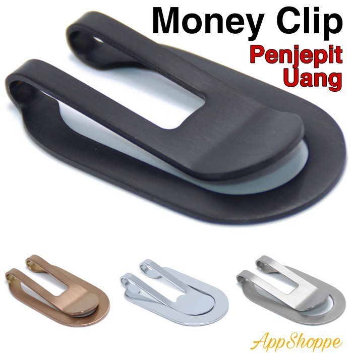 

Money Clip Stainless Steel SLIM Penjepit Uang Klip TIDAK KARAT K01
