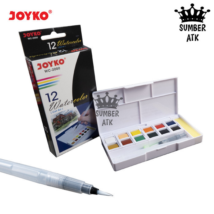 

Watercolor Cat Air Joyko WC-2000 12 Colors Warna K01