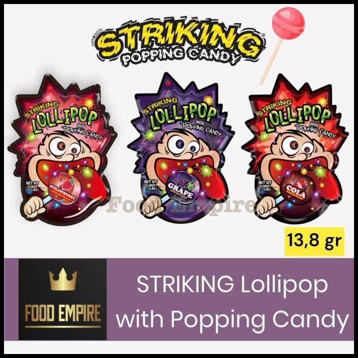 

Striking Lollipop With Popping Candy | Permen Pletak Pletok Aneka Rasa