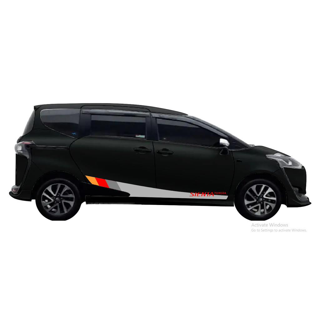 STICKER MOBIL TOYOYA SIENTA PRINTING TRANSPARAN UV [K-1] JDM