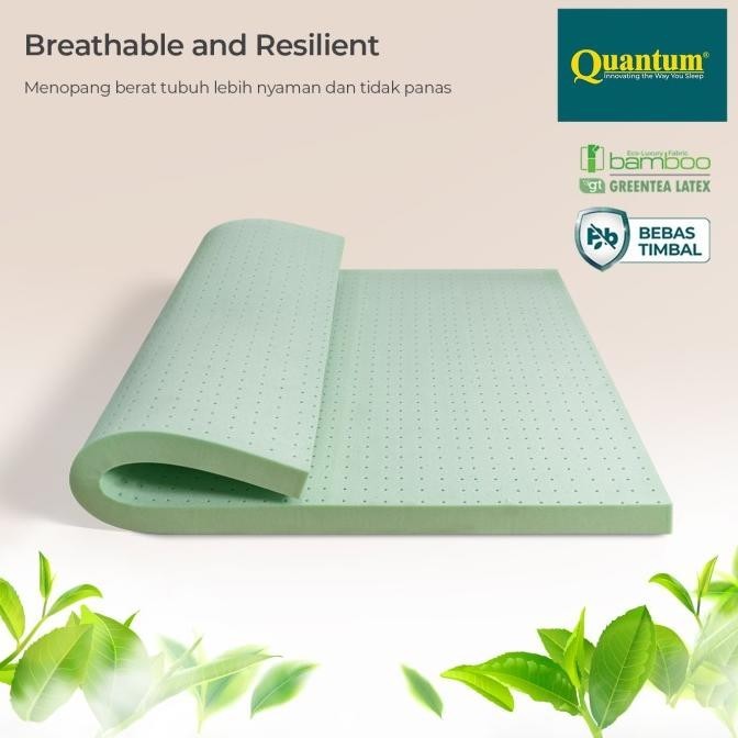 Topper Bamboo Greentea Latex Quantum