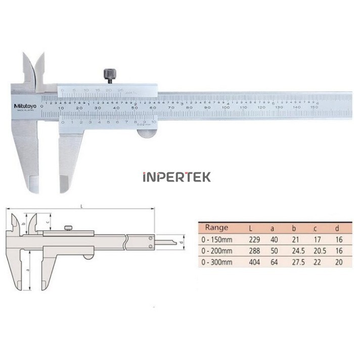 

Vernier Caliper Original Mitutoyo 150 Mm Sigmat Manual 6" Jangka