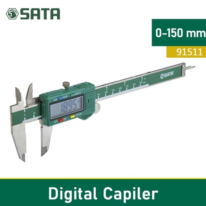

Jangka Sorong Digital 91511 Digital Caliper 0-150Mm Sata Tools