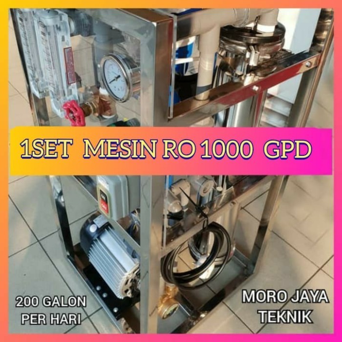 MESIN RO 1000 GPD REVERSE OSMOSIS 1000GPD MESIN RO 1000 GPD AUTOMETIC