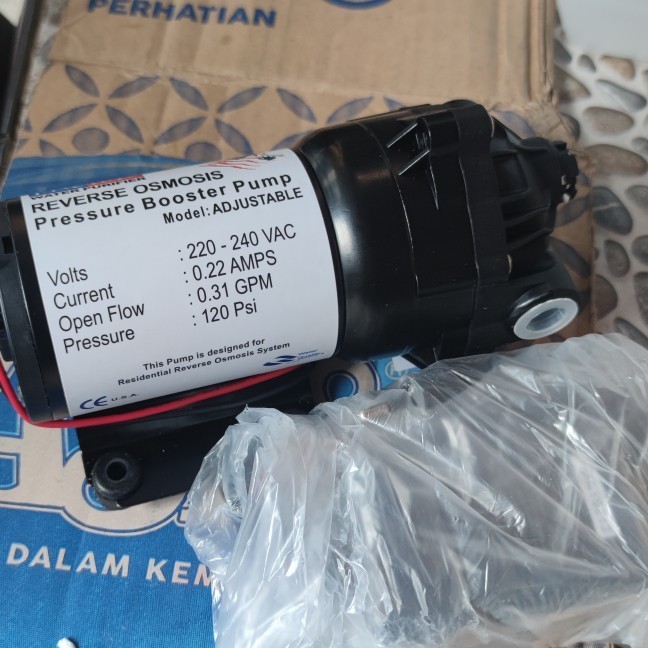 MESIN POMPA RO MICRON 24VOLT POMPA BOOSTER REVERSE OSMOSIS