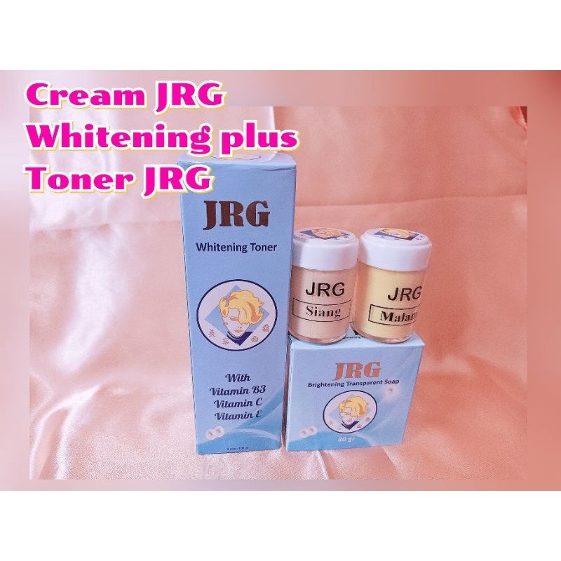 Cream Jrg Whitening Plus Toner Jrg Bpom