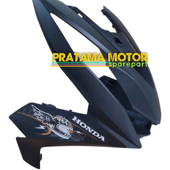 Cover Tameng Body Depan Beat Street K1A Hitam Doff 2020 2021 2022 2023