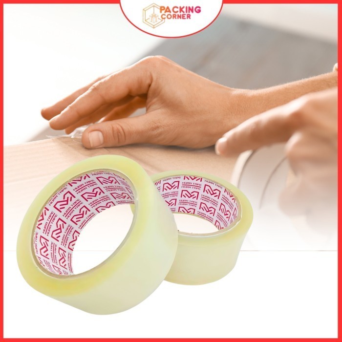 

1 Dus Lakban Bening 2 Inch 100 Yard 45Mm 48Mm Gojek Grab Termurah 1Dus