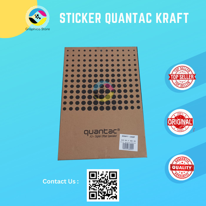 

Sticker Kraft A3 QUANTAC Kraft Paper 250 Craft Sticker