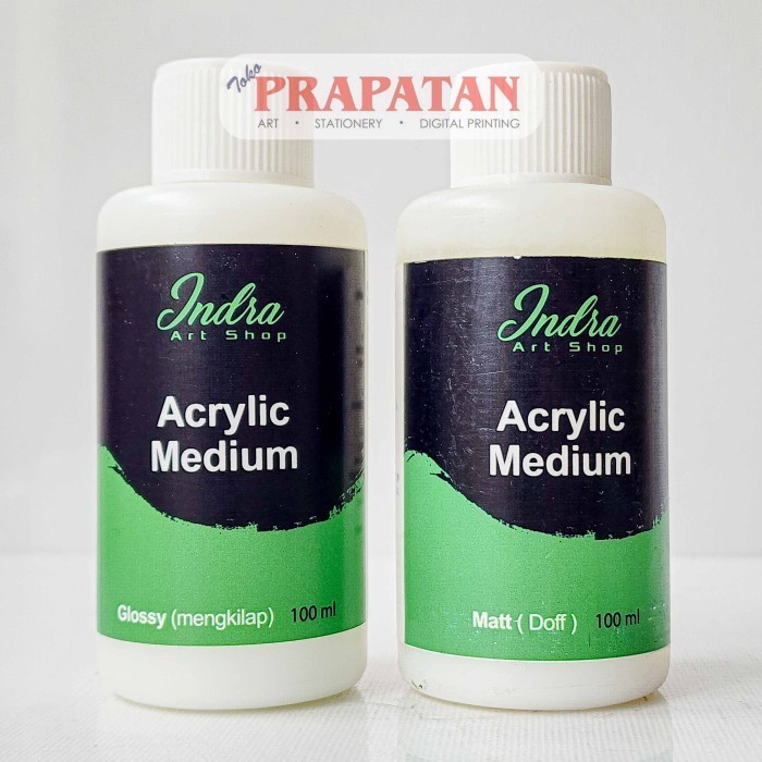 

Ready Indra Acrylic Medium 100ml Medium Cat Akrilik