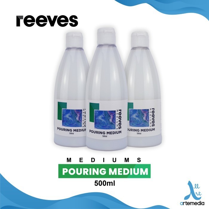 

Ready Medium Cat Akrilik Reeves 500ml Pouring Acrylic Medium