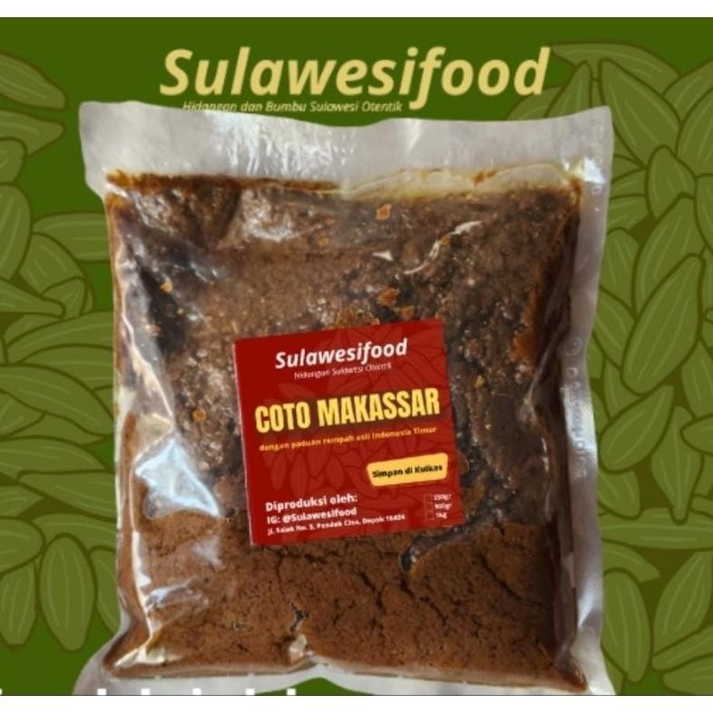 

df-7 500g BUMBU COTO MAKASSAR KONRO PALU BASA SULAWESI Premium