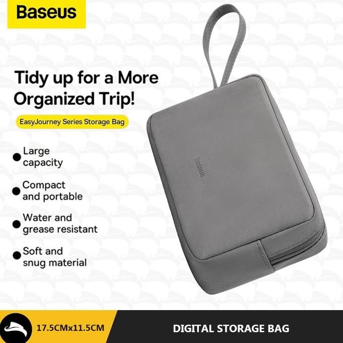 Sale Now Baseus Tas Travel Organizer Kit Dompet Hp Aksesoris Pouch Powerbank Terbaik