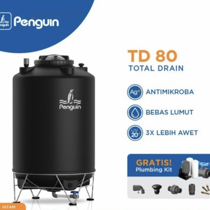 Toren / Tandon / Tangki Air Penguin Total Drain 800 Liter