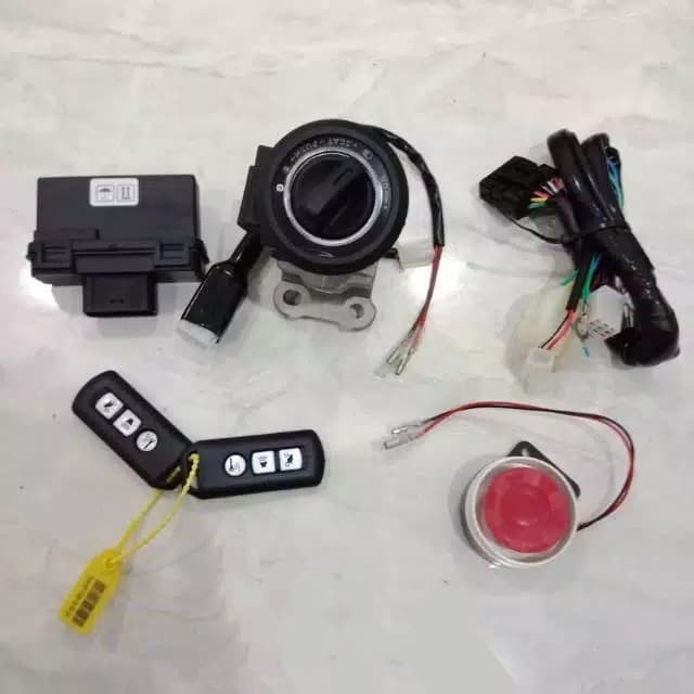 Kunci Kontak Keyless Smart Key Remote Lock Set Alarm Smart Key Nmax