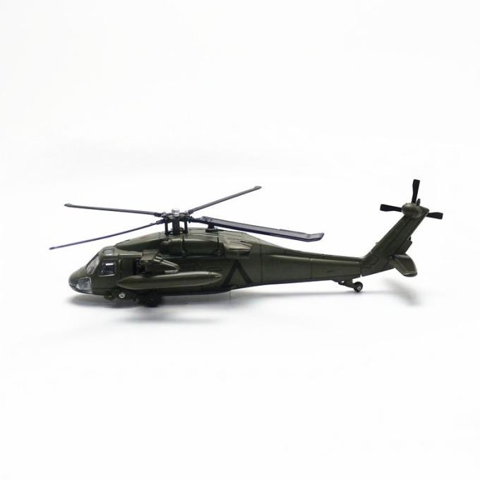 Diecast Miniatur Pesawat Tempur Apache Perang Tentara Tni