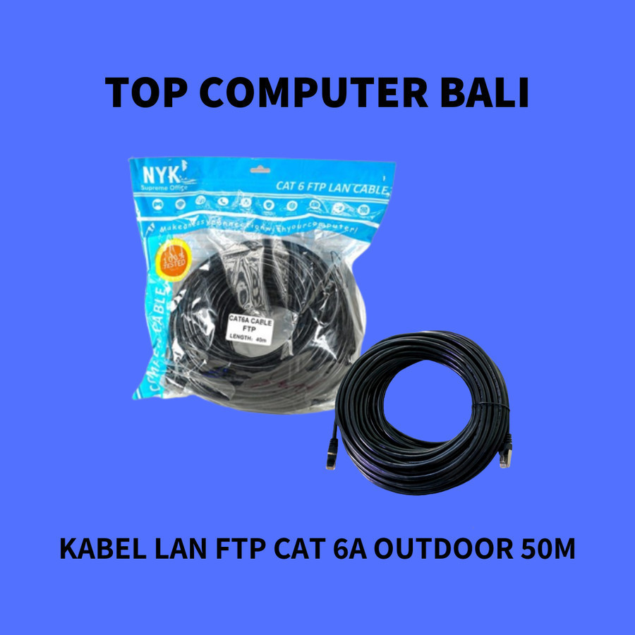 KABEL LAN FTP CAT 6A OUTDOOR 50M/ kabel lan 50m outdoor