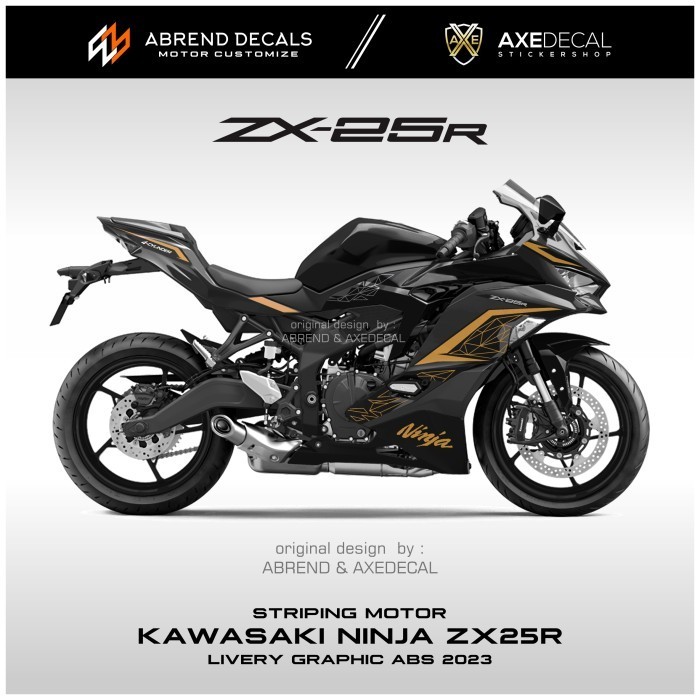 Striping Zx25R Graphic Abs / Stiker Motor Kawasaki Ninja Zx25R