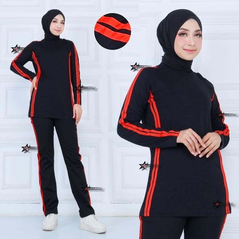 Setelan Baju senam wanita / setelan baju olahraga wanita / setelan baju aerobik