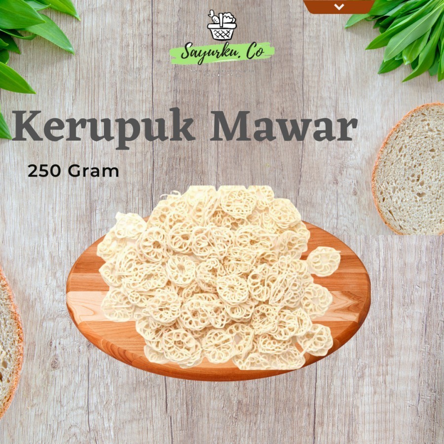 

Kerupuk Mawar Mentah/Mini 250 Gram