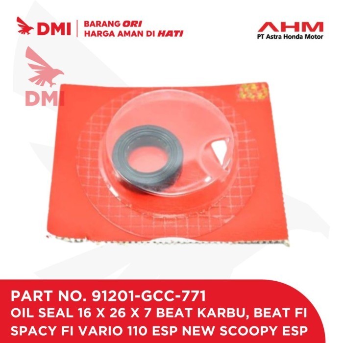 OIL SEAL 16 X 26 X 7 ( SEAL MAGNIT ) – BEAT KARBU, BEAT FI, SPACY, SPACY FI, VARIO 110 ESP & NEW SCO