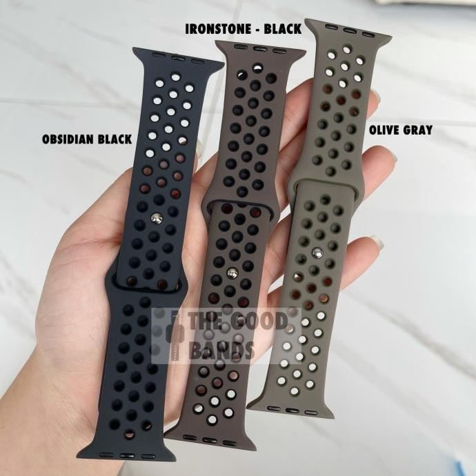 Strap Apple Watch 7 41mm 45mm NIKE Sport Band Rubber Sillicone IWATCH